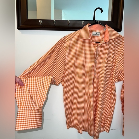 Southern Pines Orange/Knoxville
Gingham Shirt Size Large - Picture 5 of 7